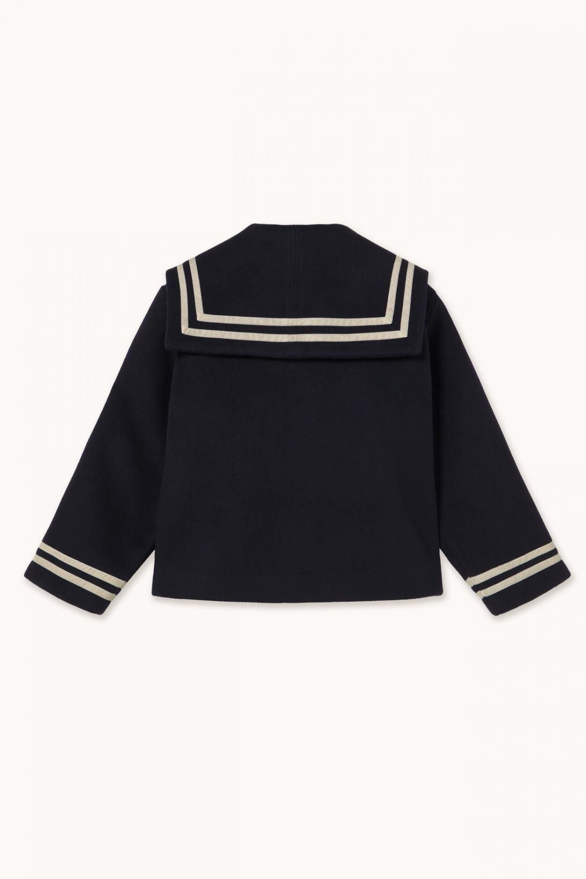 타이니코튼 세일러카라 네이비 숏코트 AW25-770107 ONE COLOR - 상세 이미지 2
