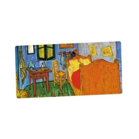 유화 마우스 장패드 80x30cm 아를 대형마우스패드 손목받침대