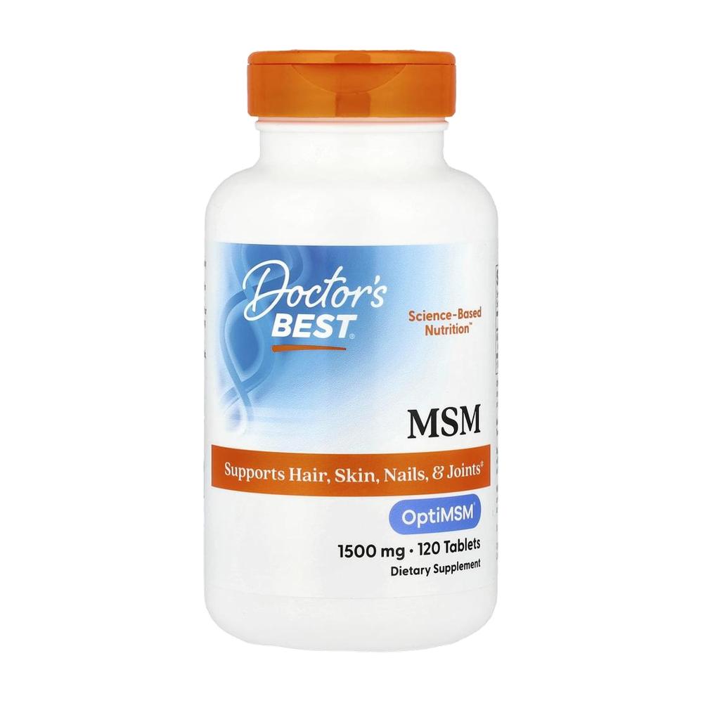 닥터스베스트 MSM OptiMSM 1500mg 엠에스엠 식이유황 120정 - 상품 이미지