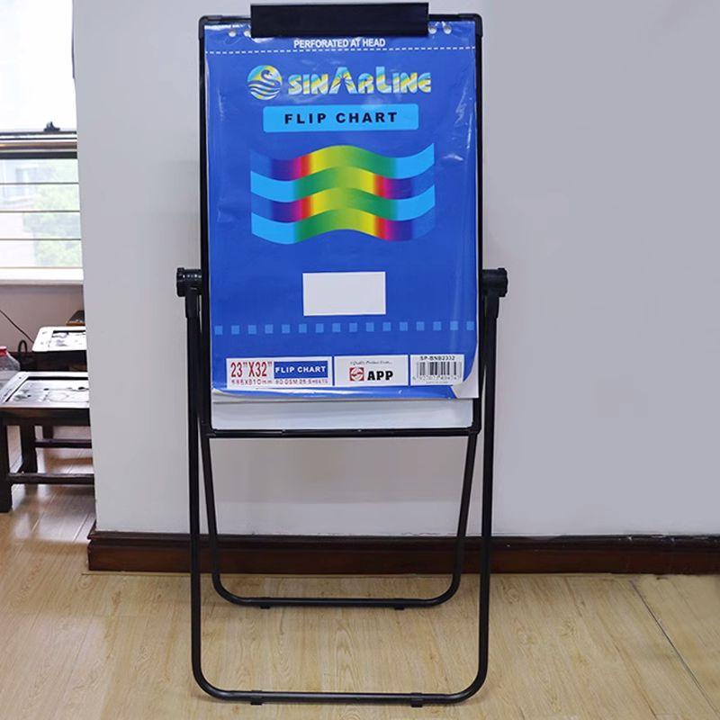접이식 화이트보드 이동식 삼각대 사무실 대형 칠판 프리젠테이션 브래킷 철판 백보드 거치대 U형 62x91 양면 화이트보드+기프트 - 상세 이미지 3