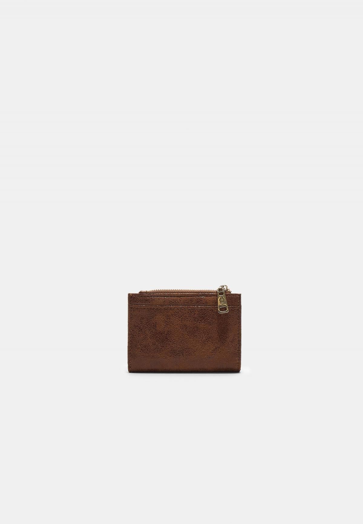 스트라디바리우스 스웨이드 미니멀 카드지갑 0561/913 BROWN - 상세 이미지 3