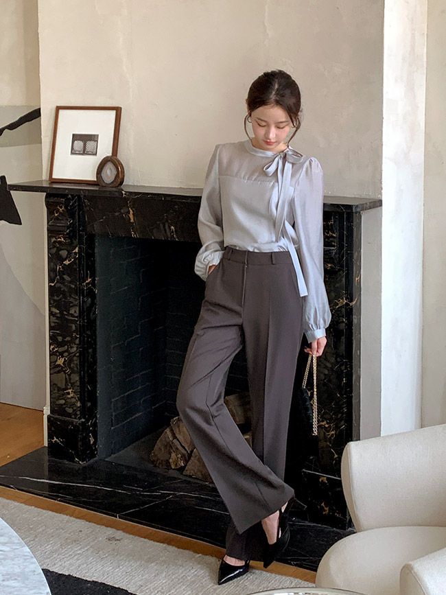 세미 부츠컷 가을 슬랙스 ps5394 - 상세 이미지 3