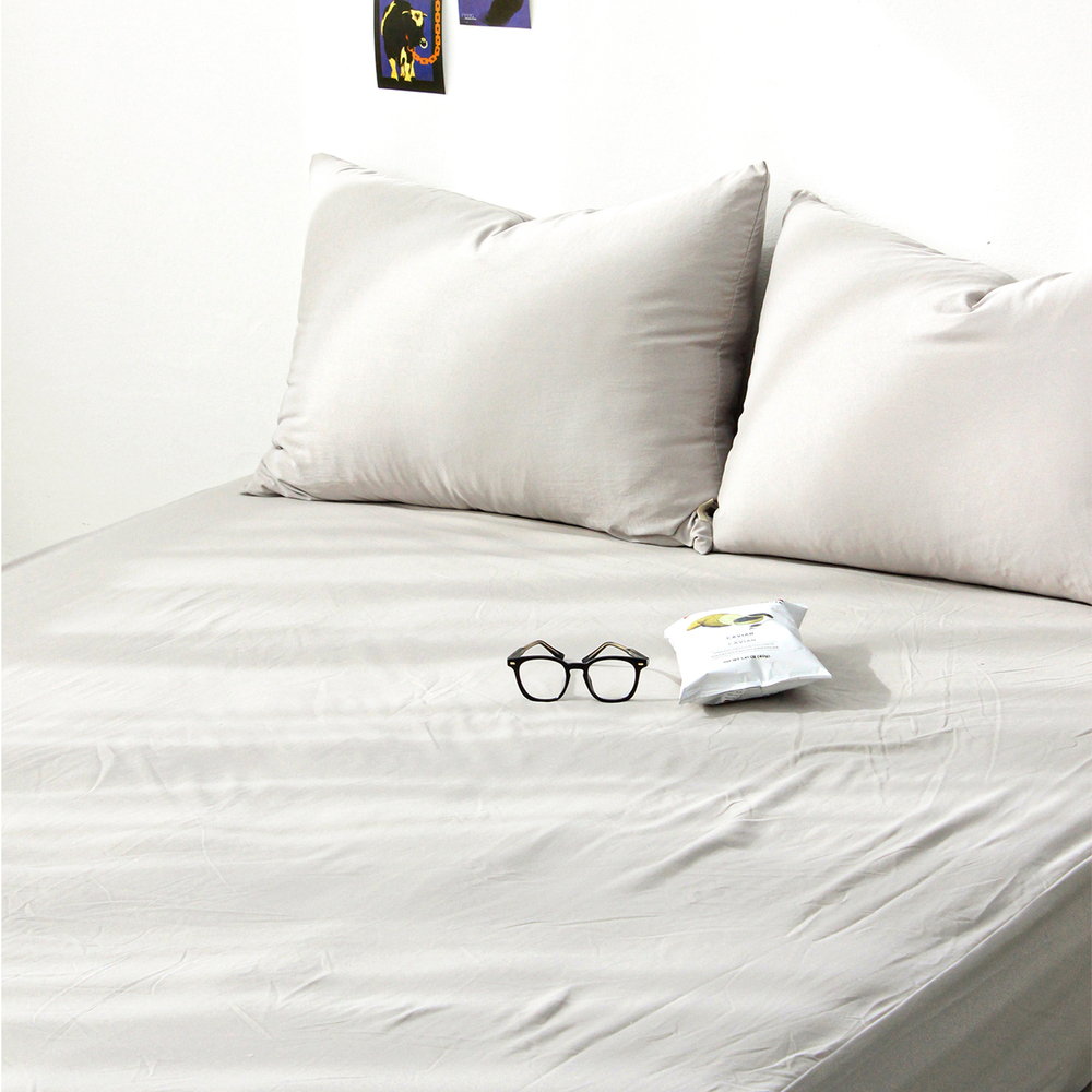 부드러운 아멜리 워싱 사계절 매트리스커버 샌드브라운, Q(퀸)