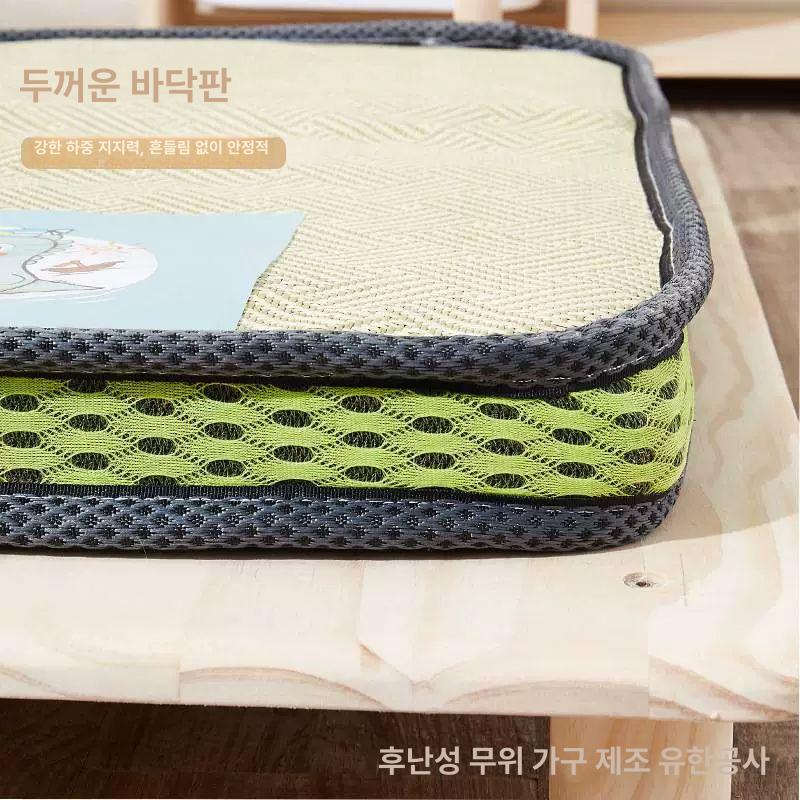 원목 강아지 침대 쇼파 식탁의자 쿨매트 반려동물 침구 애견 매트리스 원통 소파 침대 린넨끈 제외 단침대 M사이즈 - 상세 이미지 2