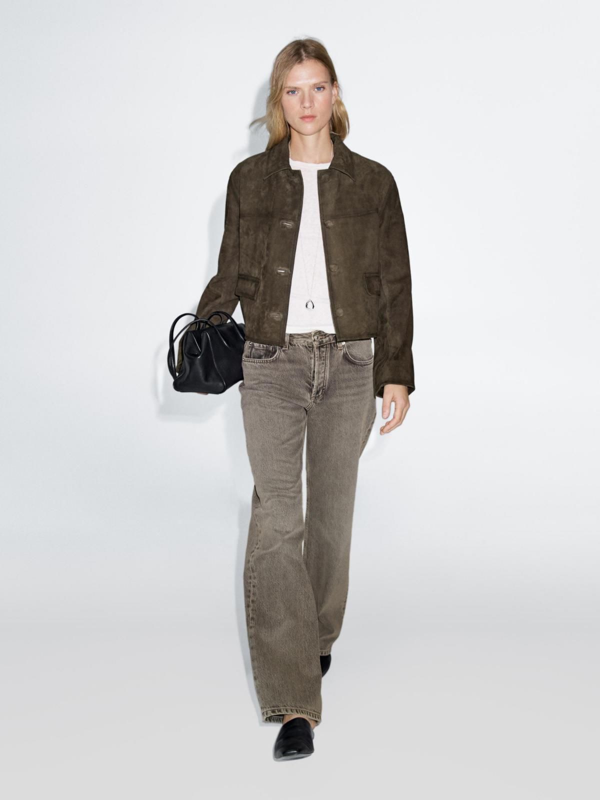 마시모두띠 빈티지 데님 와이드핏 미드웨이스트 청바지 5036/636 NATURAL GREY - 상세 이미지 4