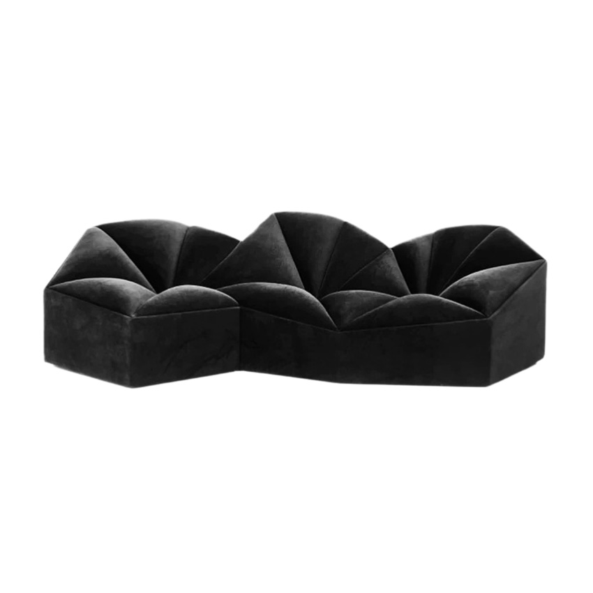 폴도라 패브릭 인테리어 거실 조약돌 소파 Foldora Sofa - 상품 이미지