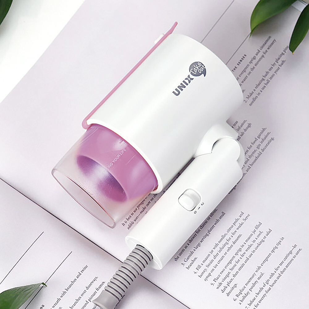 유닉스 여행용드라이기 가벼운 접이식 휴대용 미니 드라이기 헤어 저소음 제품 이미지