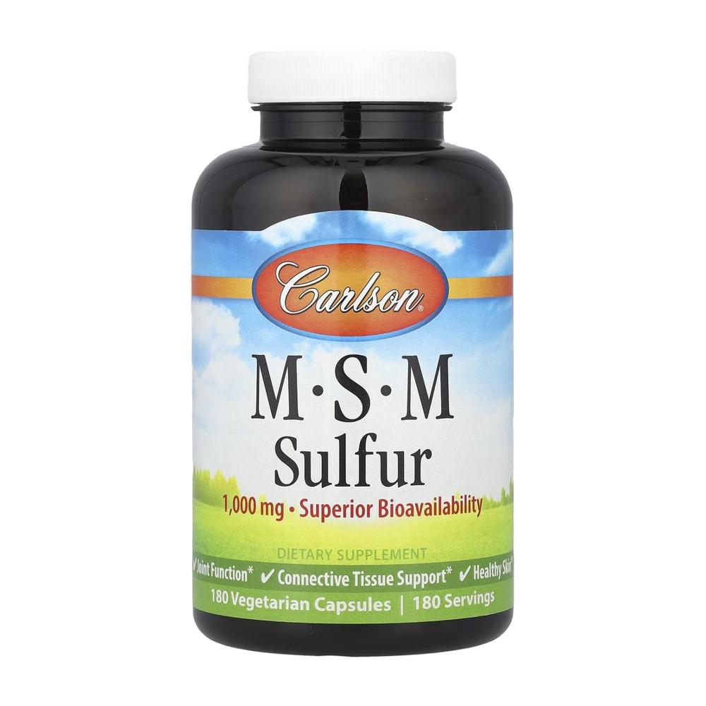 칼슨 MSM Sulfur 엠에스엠 식이유황 180정 - 상품 이미지