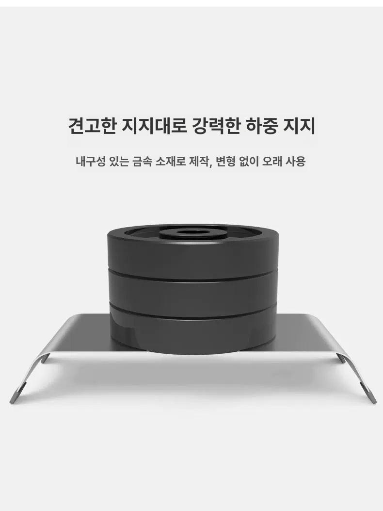 알루미늄 모니터 받침대 듀얼 컴퓨터용품 다용도 거치대 사무실 책상 모니터받침 모니터받침대 실버경사고정대연장판 - 상세 이미지 3
