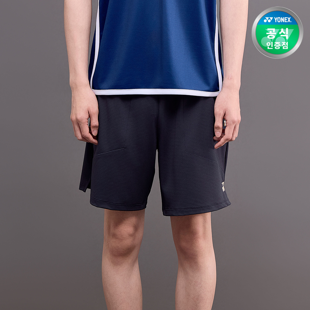 요넥스 255PH005M 테니스 의류 반바지 남성용 네이비 라이트베이지 - 상세 이미지 2