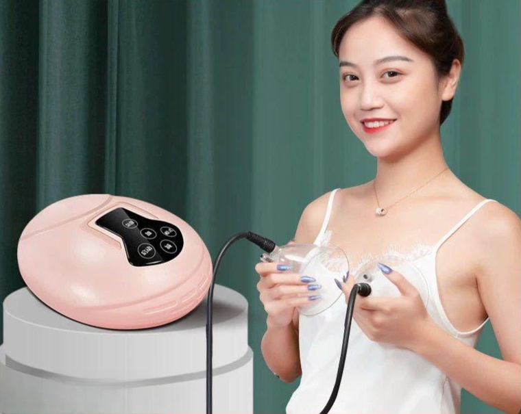펌프 마사지기 진공 커지는 모유수유 리프팅 볼륨업 볼륨 구형 가슴안마 부압 성장판 호화적압 A+B컵 - 상품 이미지