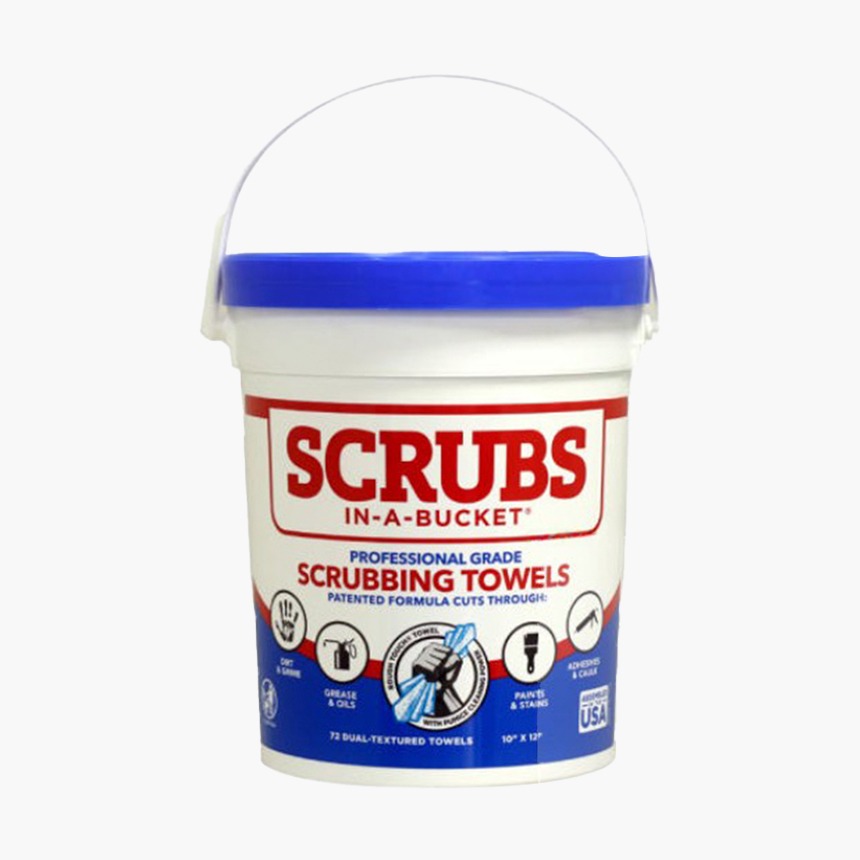 퍼마텍스 스크럽스 인어버킷 핸드크리너 티슈 72매 산업체전용 핸드클린 비누대용