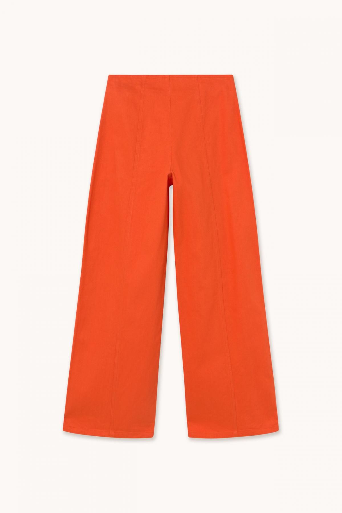 타이니코튼 썸머 레드 버튼 디테일 와이드 팬츠 AW25-642J08 SUMMER RED - 상세 이미지 2