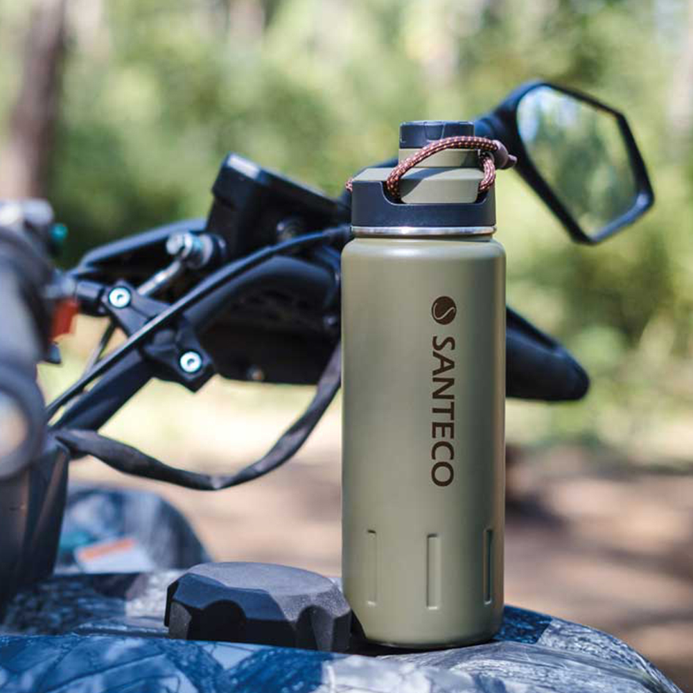 산테코 케이투 이중진공 텀블러 아웃도어 보온보냉병 500ml, 카본블랙 - 상세 이미지 4