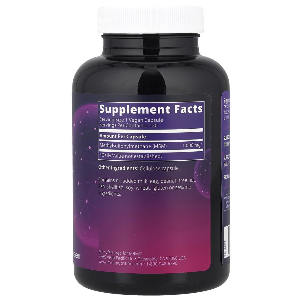 MRM MSM 1000mg 엠에스엠 식이유황 120정 - 상세 이미지 2