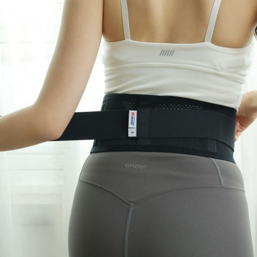 국산 의료용 허리보호대 복대 미니파워벨트 요추 러닝 헬스 얇은 허리 지지대