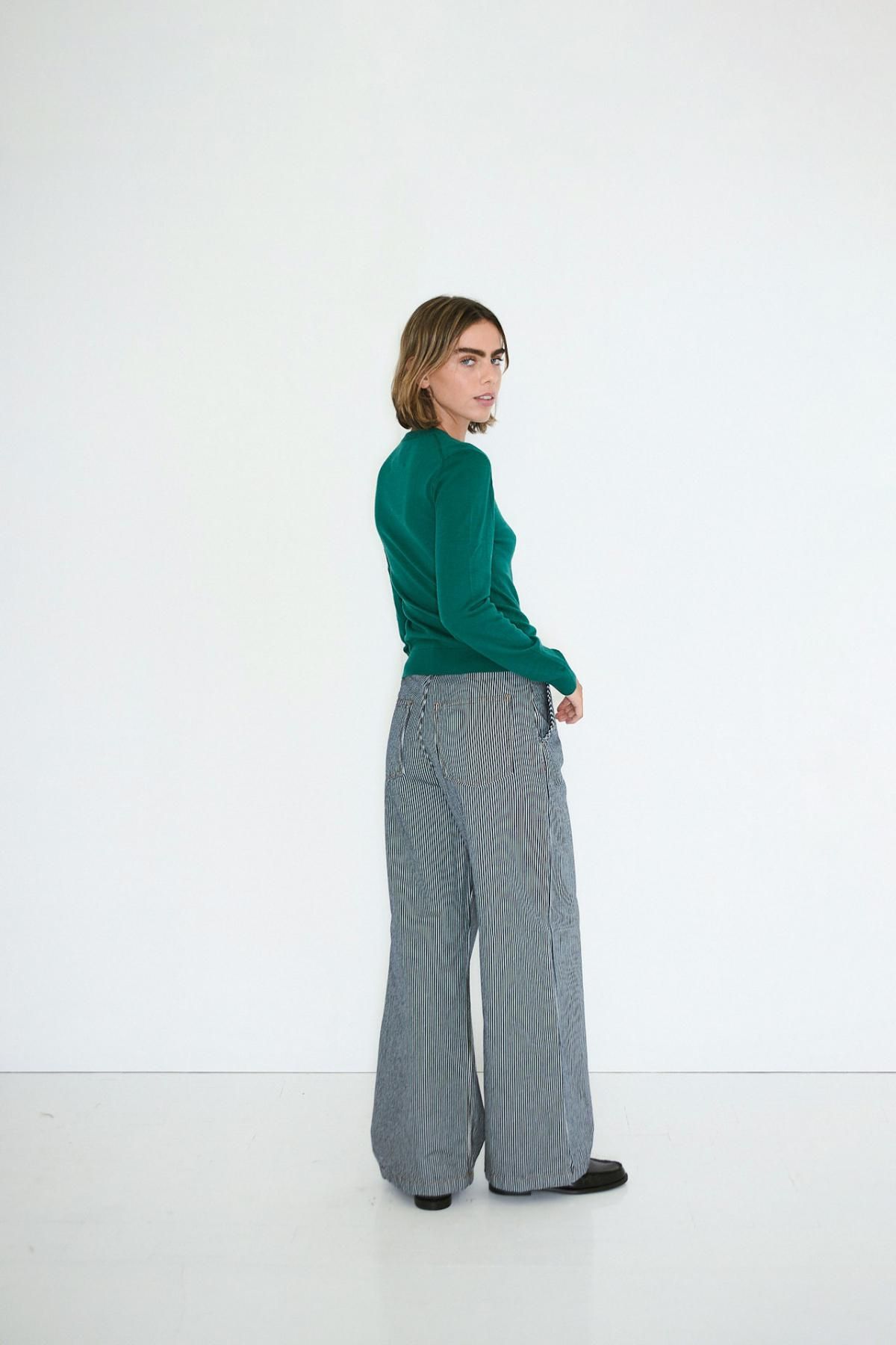 타이니코튼 보틀그린 베이직 헨리넥 긴팔 티셔츠 AW25-675M22 ONE COLOR - 상세 이미지 4