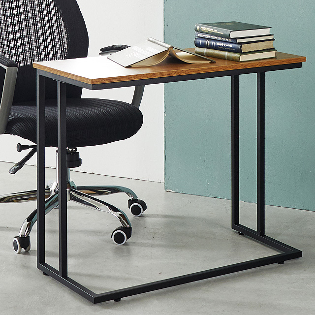 올탐 이동식 사이드테이블 소파 미니 간이 침대 보조책상 600 블랙