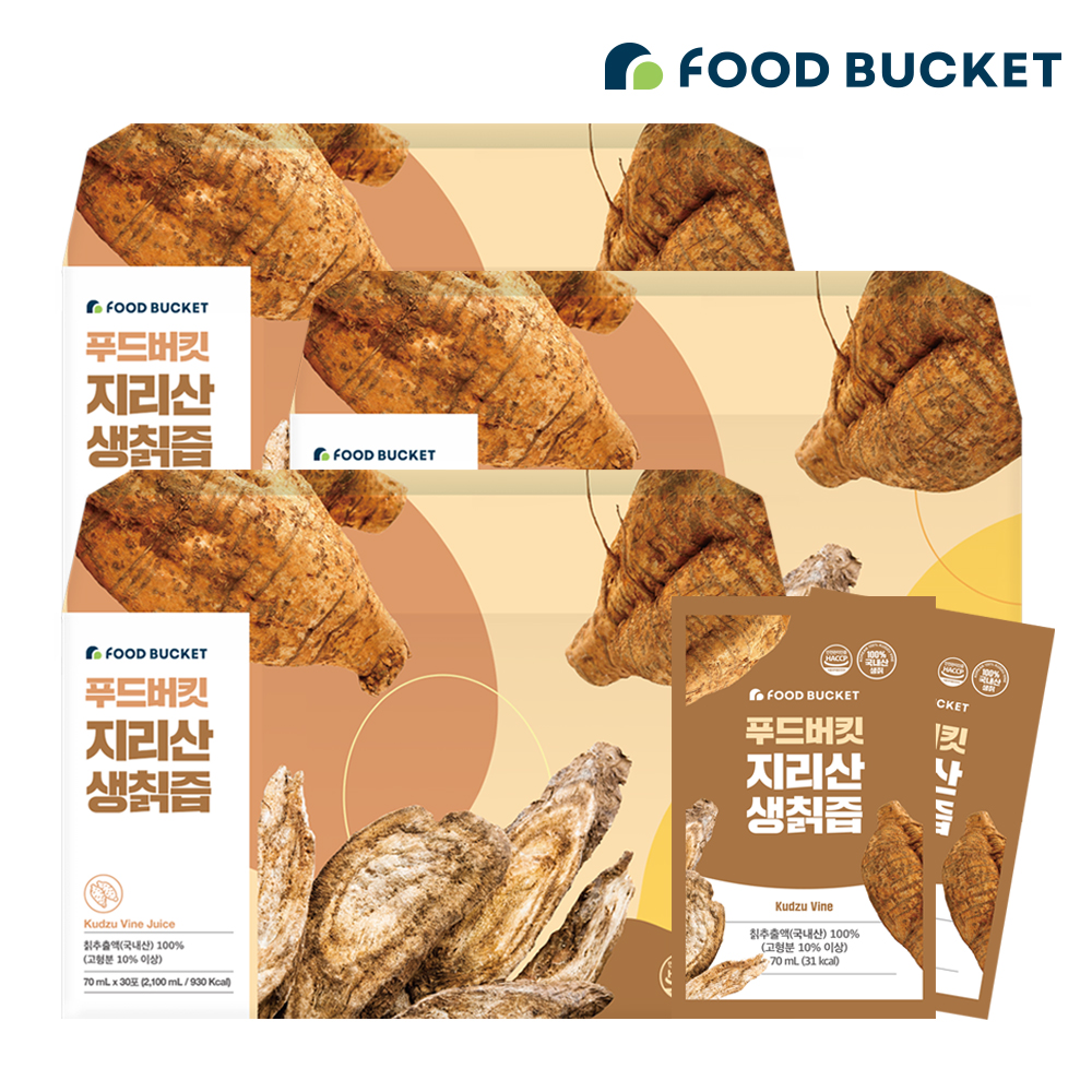 푸드버킷 지리산생칡100% 칡즙 30포, 3개 - 상품 이미지