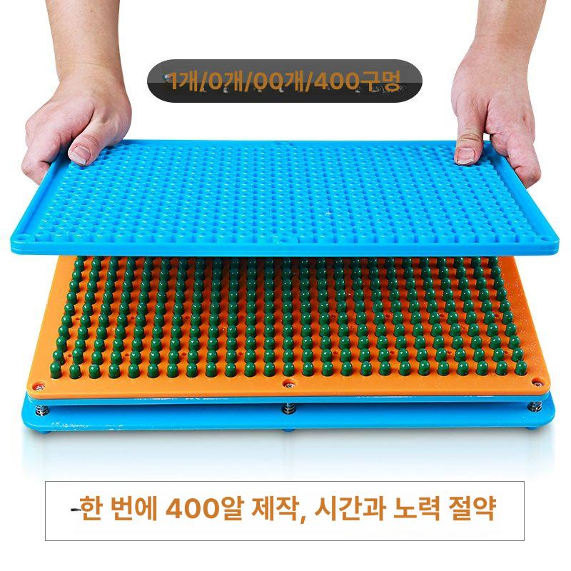 캡슐 충진기 약국용 알약 충진틀 약국 구멍 채우기 제조기 플레이트 캡슐충진기 100홀 퍼플 충전판 - 상세 이미지 5
