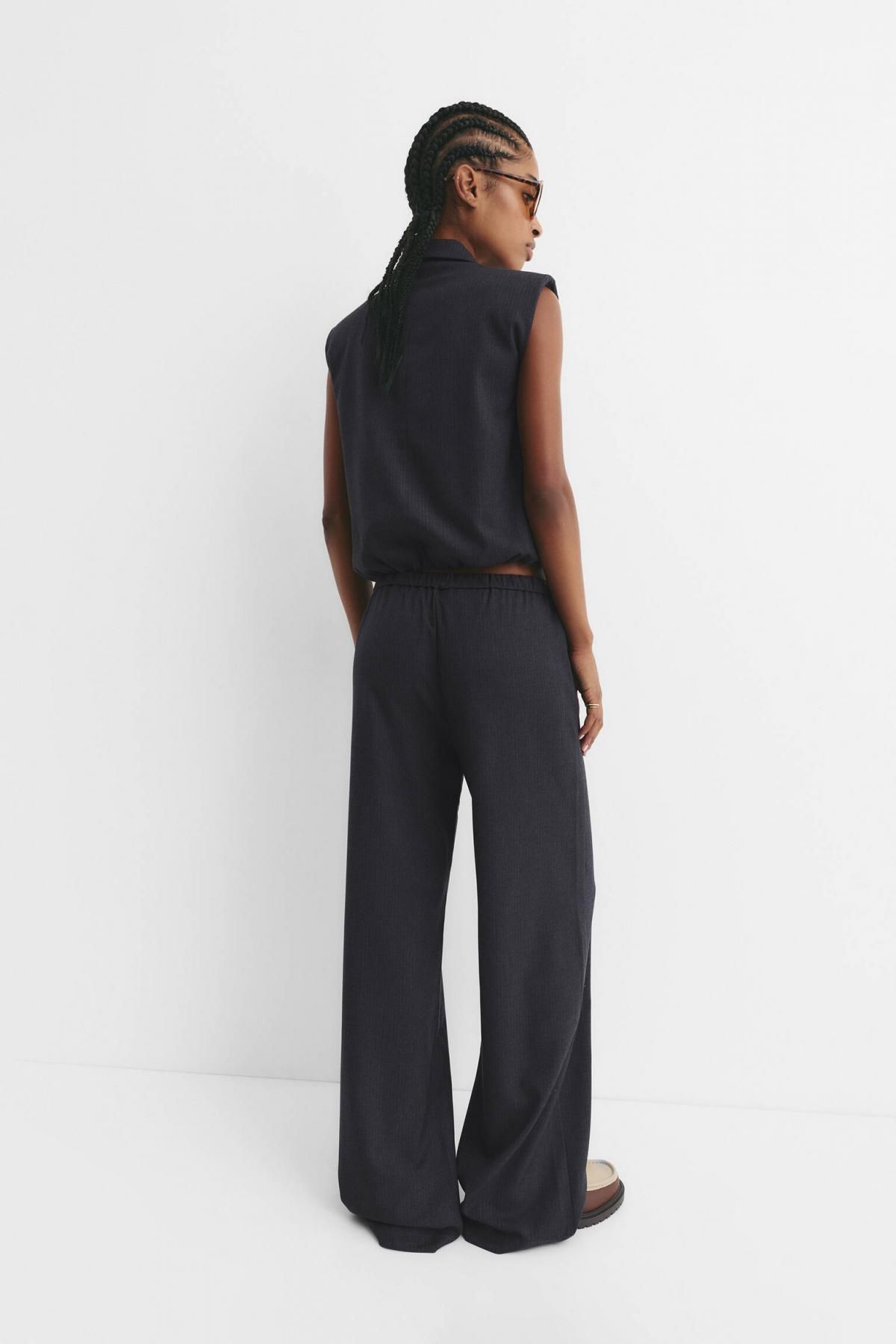 풀앤베어 테일러드핏 와이드 조거 팬츠 7675/359 GREY - 상세 이미지 4