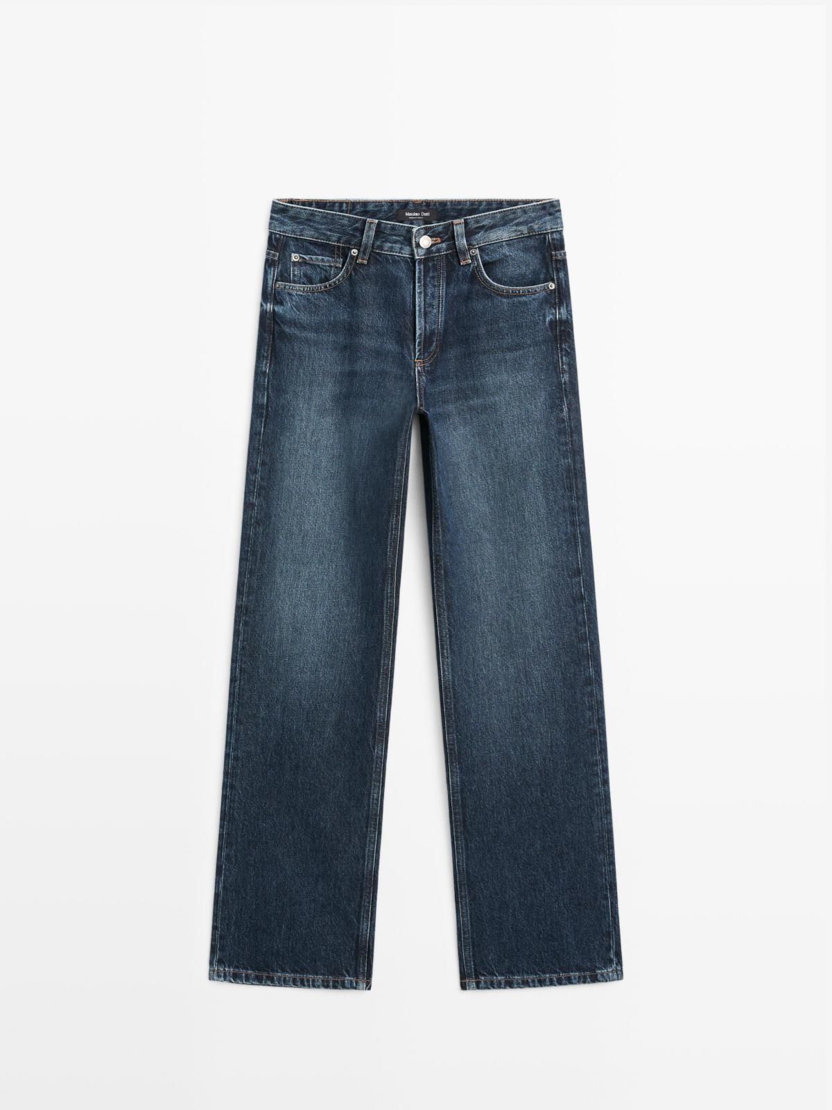마시모두띠 데님 미드라이즈 와이드핏 청바지 5036/636 MEDIUM BLUE - 상세 이미지 4