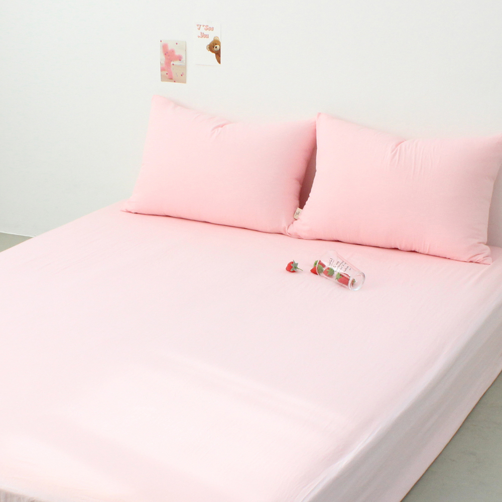 부드러운 아멜리 워싱 사계절 매트리스커버 체리 블라썸, S(싱글)