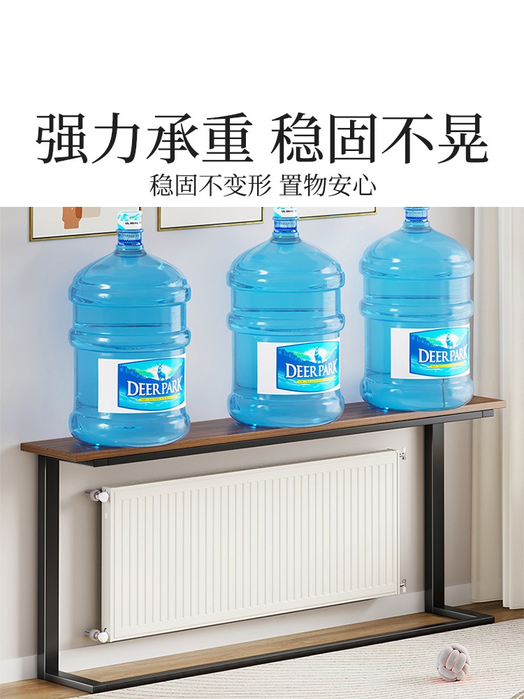 침대 옆 수납장 철제 사이드 보관함 소파 슬림 캐비닛 원목 낮은 미니장 블랙월넛 80x20x80 1개 - 상세 이미지 5
