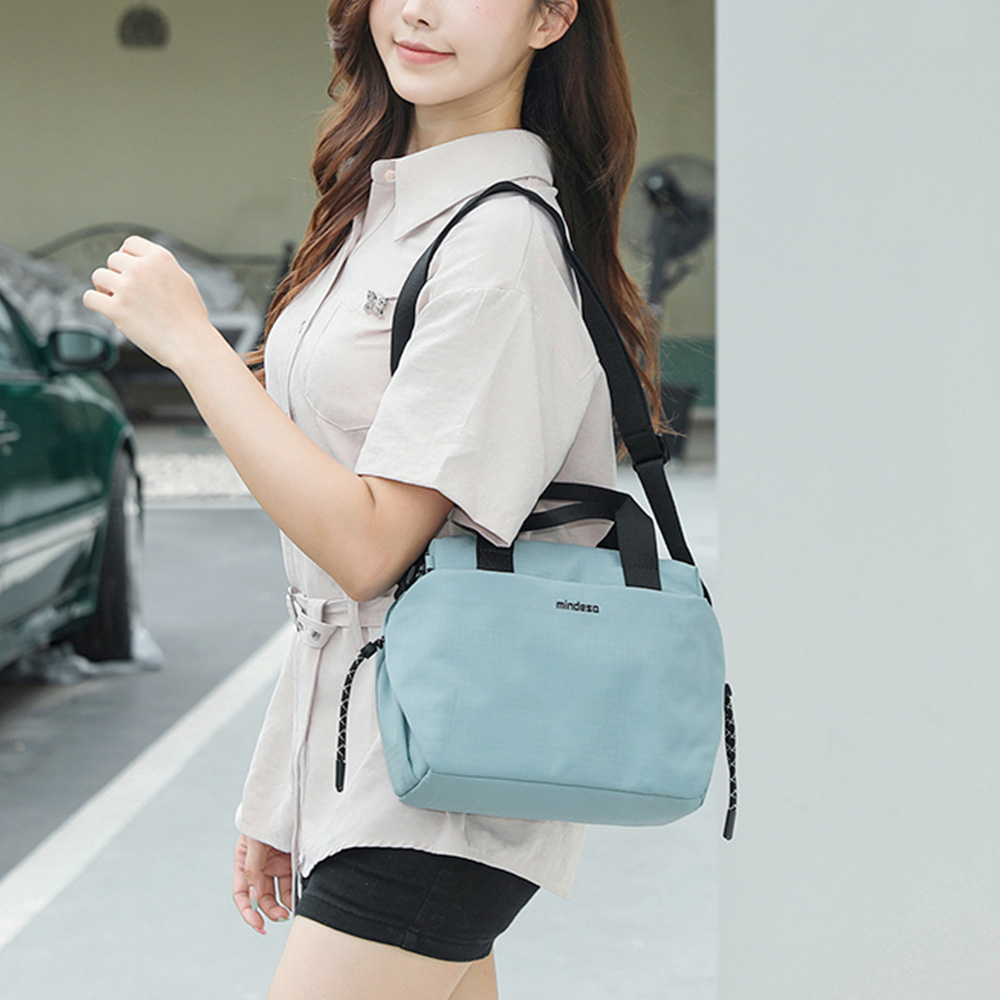 가벼운 나일론 미니 크로스백 나들이 외출 경량 심플한 작은 스몰 숄더 방수 크로스 가방 - 상세 이미지 2