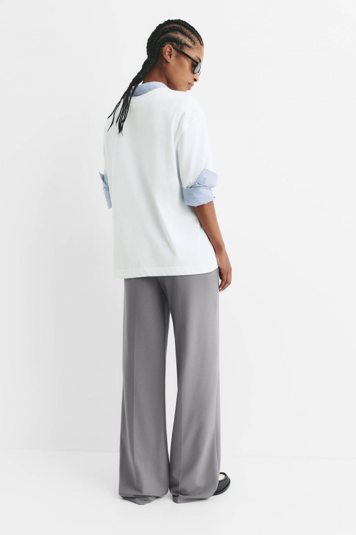 풀앤베어 하이웨이스트 테크니컬 스트레이트 팬츠 3680/421 TAUPE - 상세 이미지 4