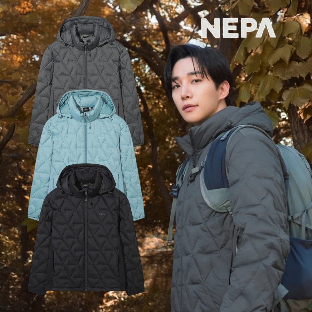 네파 경량패딩 남성 구스다운 거위털 겨울패딩 퀄팅