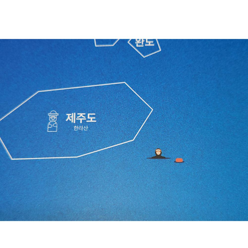 국내여행 지도 스티커 전국 우리나라 대한민국 포스터 버킷리스트 - 상세 이미지 4
