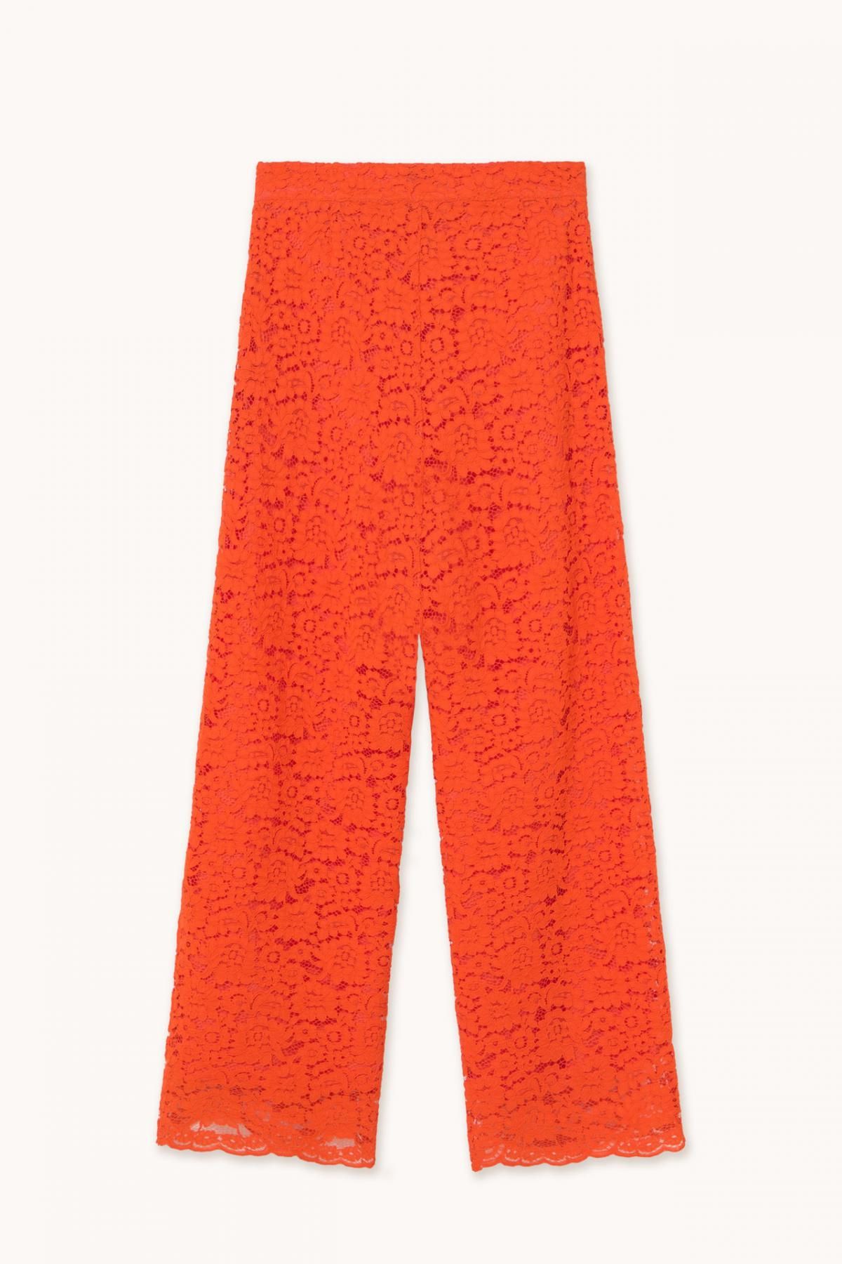 타이니코튼 썸머 레드 플루이드 레이스 와이드 팬츠 AW25-719J08 ONE COLOR - 상세 이미지 2