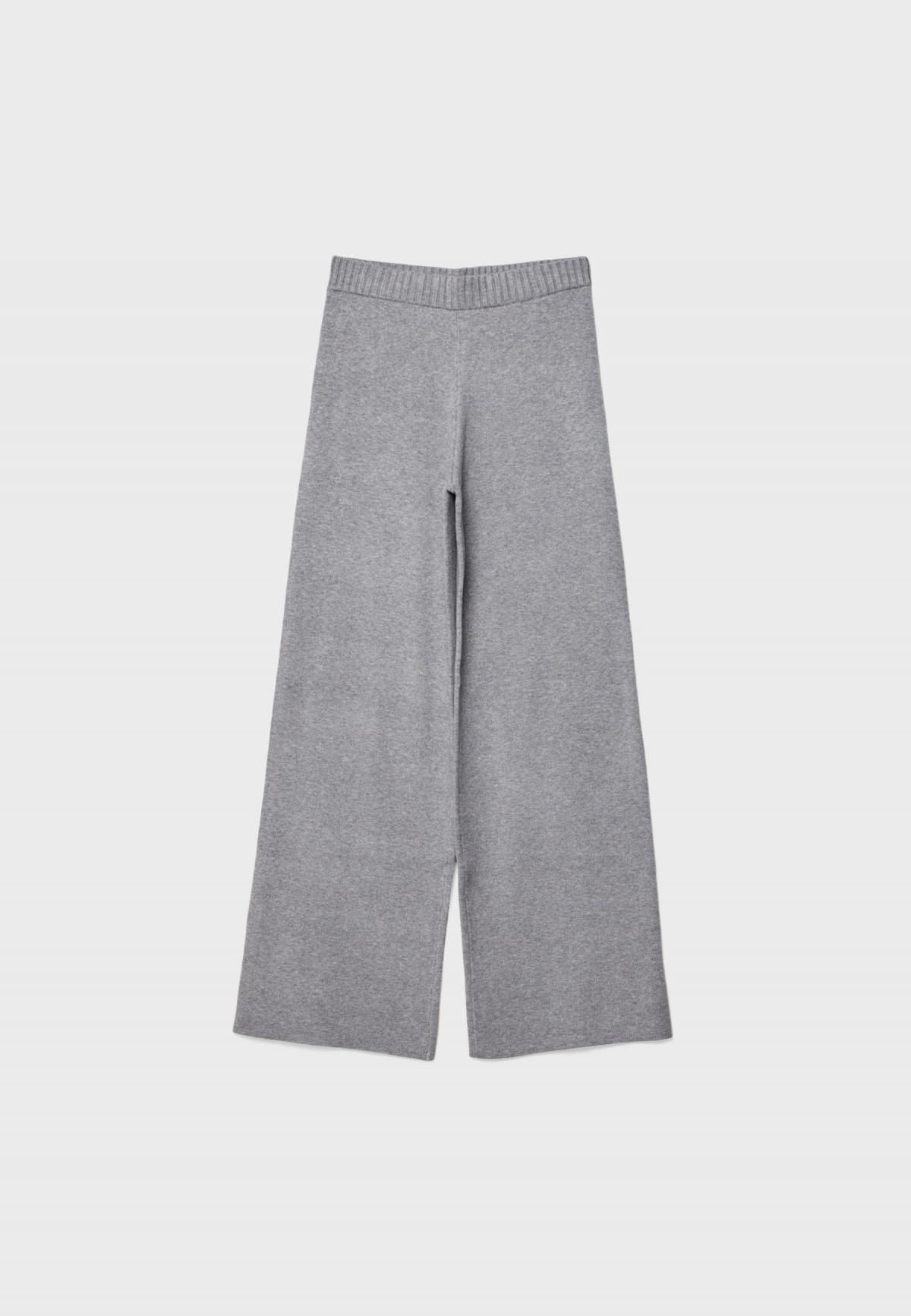 스트라디바리우스 데일리 니트 와이드 팬츠 5075/430 DARK GREY - 상세 이미지 5