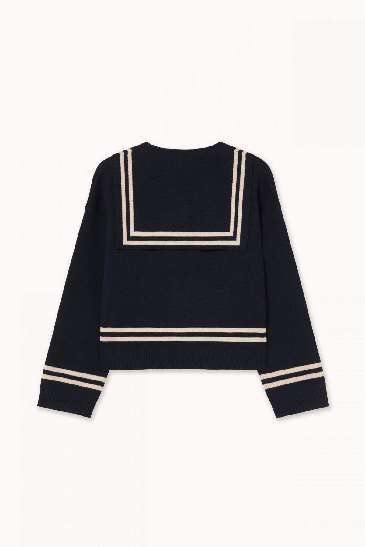 타이니코튼 네이비 마린 세일러 가디건 AW25-720107 NAVY - 상세 이미지 2