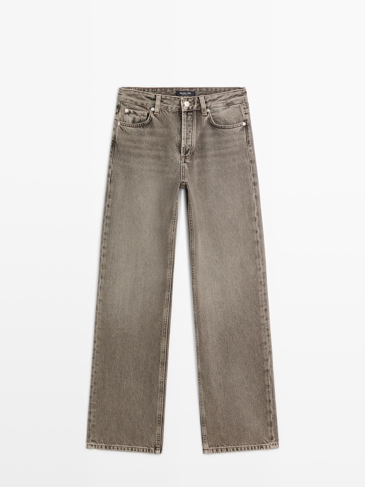 마시모두띠 빈티지 데님 와이드핏 미드웨이스트 청바지 5036/636 NATURAL GREY - 상세 이미지 5