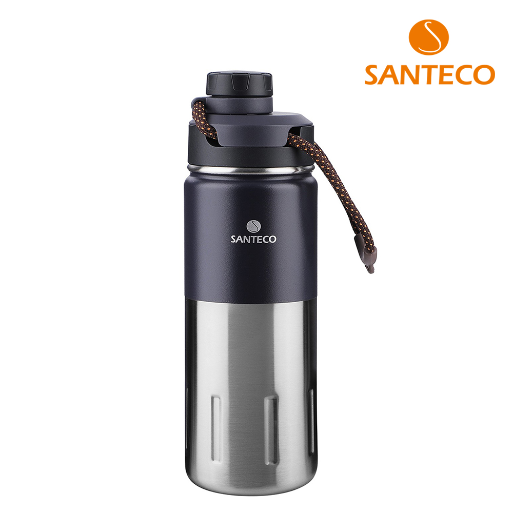산테코 케이투 이중진공 텀블러 아웃도어 보온보냉병 500ml, 미드나이트블루 - 메인 이미지