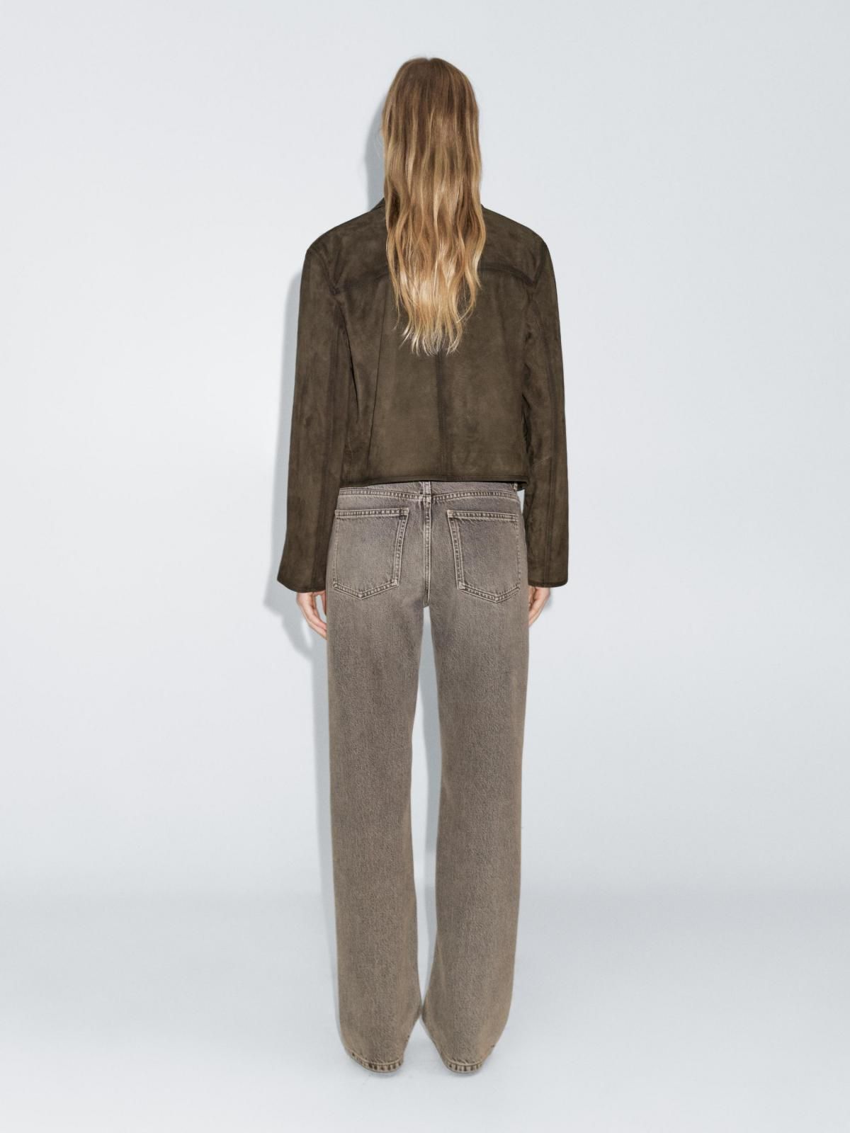 마시모두띠 빈티지 데님 와이드핏 미드웨이스트 청바지 5036/636 NATURAL GREY - 상세 이미지 3