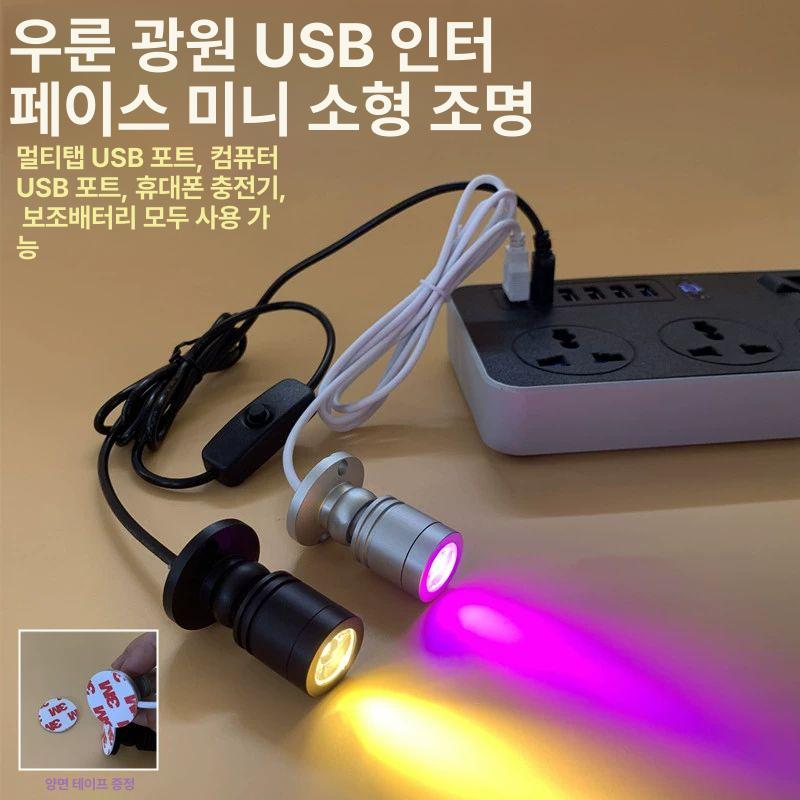 소형 핀조명 컬러조명 진열 백색광 미니조명 피규어조명 라인레일조명 줄조명 조명등 직접삽입형 실버 1W 화이트 - 상세 이미지 2