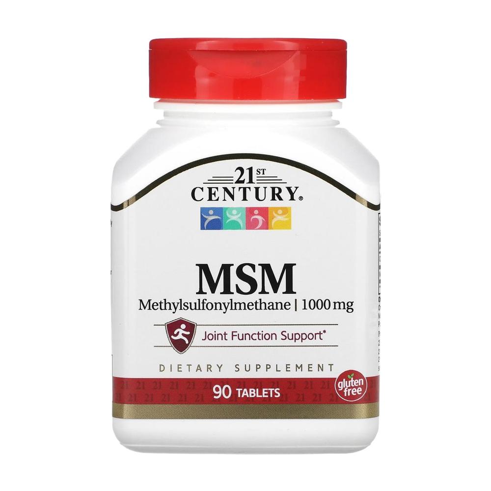 2st센츄리 MSM 1000mg 엠에스엠 식이유황 90정 - 상품 이미지