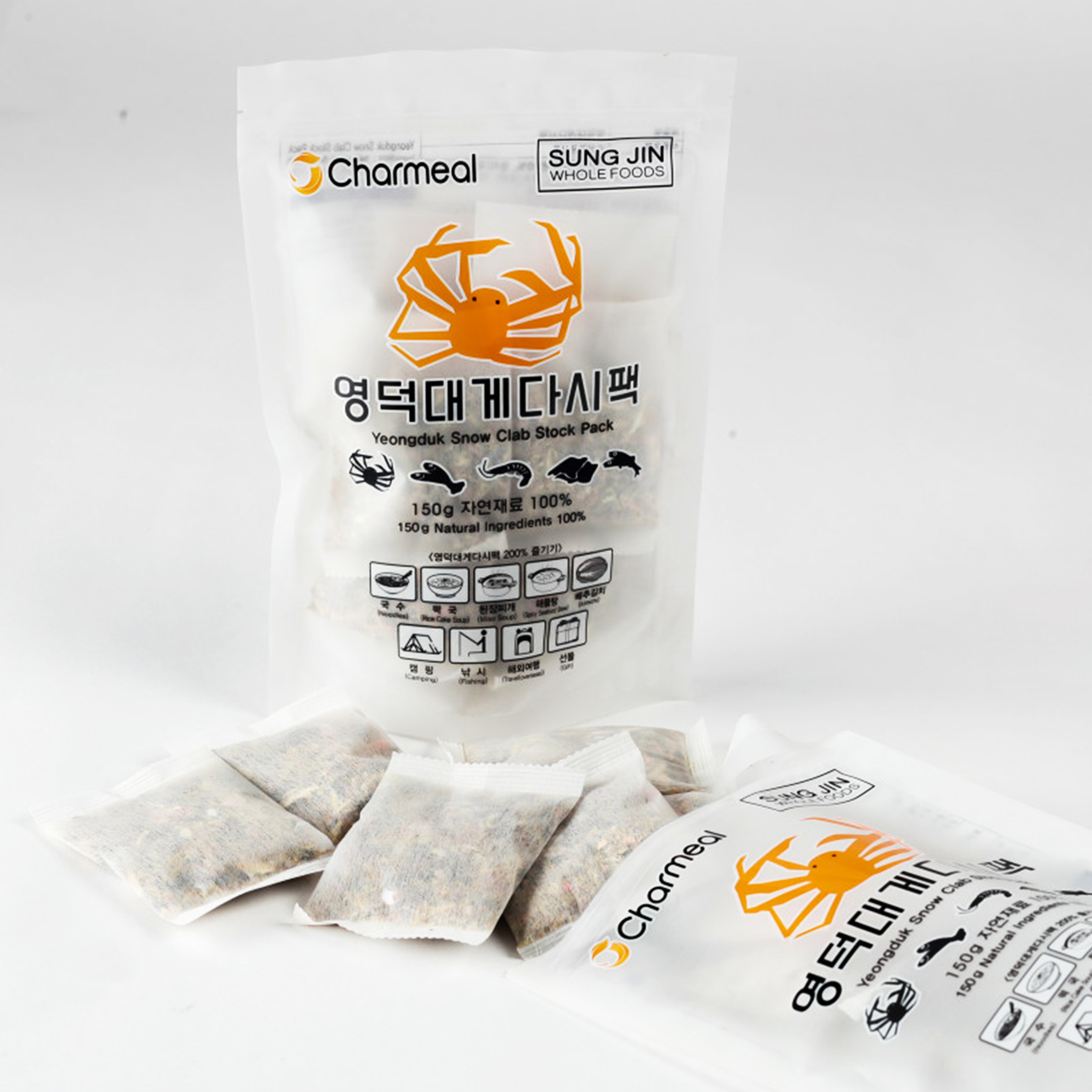 영덕 대게 다시팩 해물 육수 천연 만능 국물요리 150g, 3개 - 상세 이미지 2