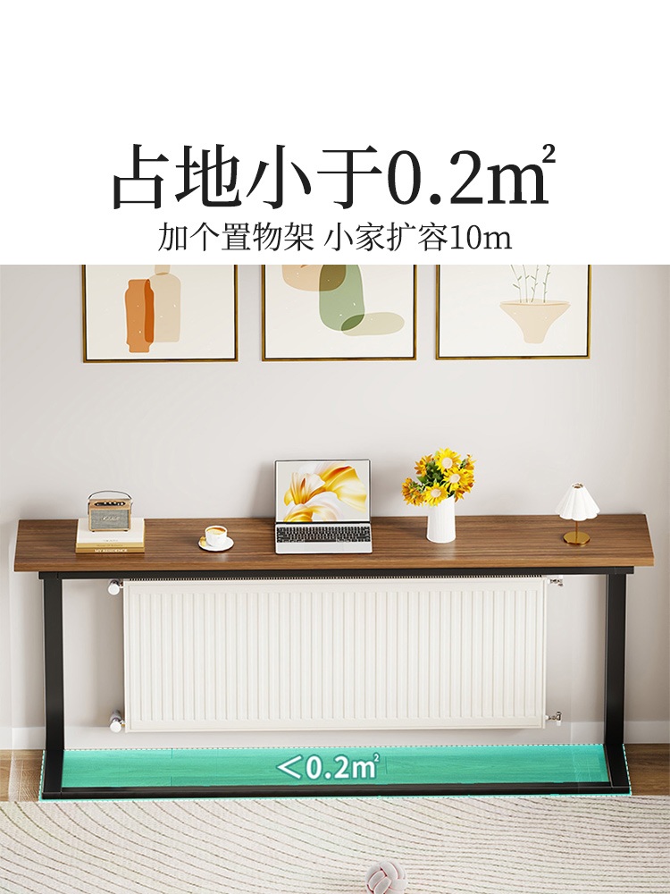 침대 옆 수납장 철제 사이드 보관함 소파 슬림 캐비닛 원목 낮은 미니장 블랙월넛 80x20x80 1개 - 상세 이미지 3