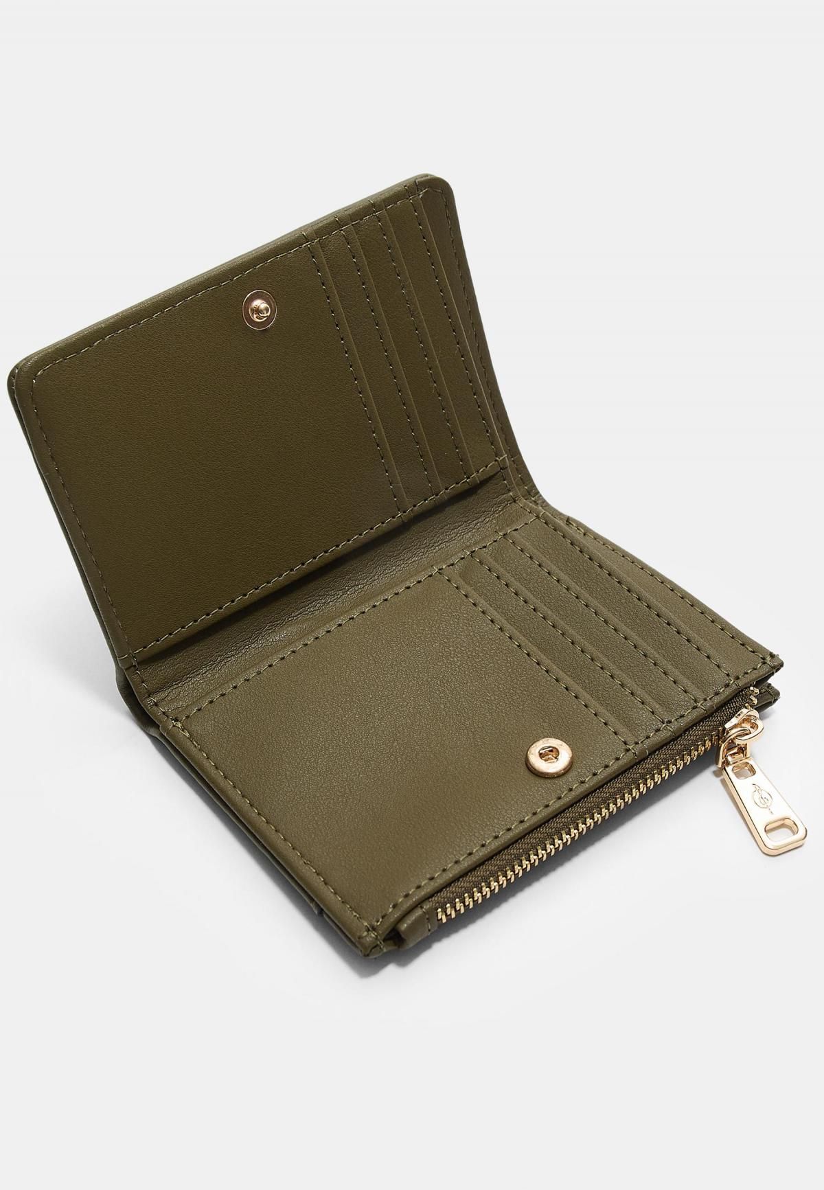 스트라디바리우스 지퍼 포켓 카드지갑 0561/901 KHAKI - 상세 이미지 4