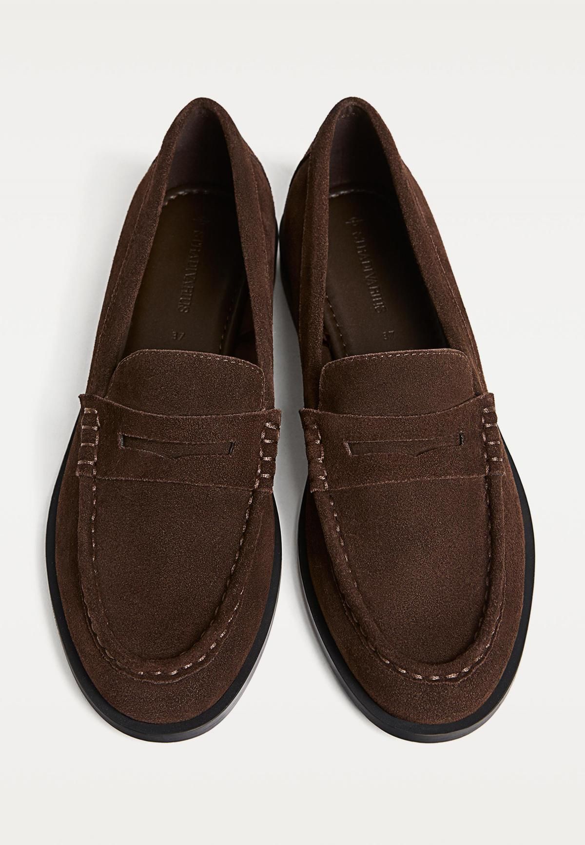 스트라디바리우스 프리미엄 레더 브라운 페니 로퍼 9612/670 BROWN - 상세 이미지 2