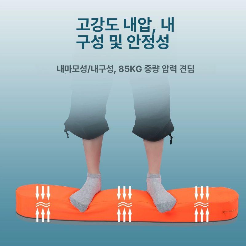 바다 수영 부표 수상 스노쿨링 부력 프리다이빙 익사방지 다이빙 구명부표 오렌지 1인용 - 상세 이미지 4