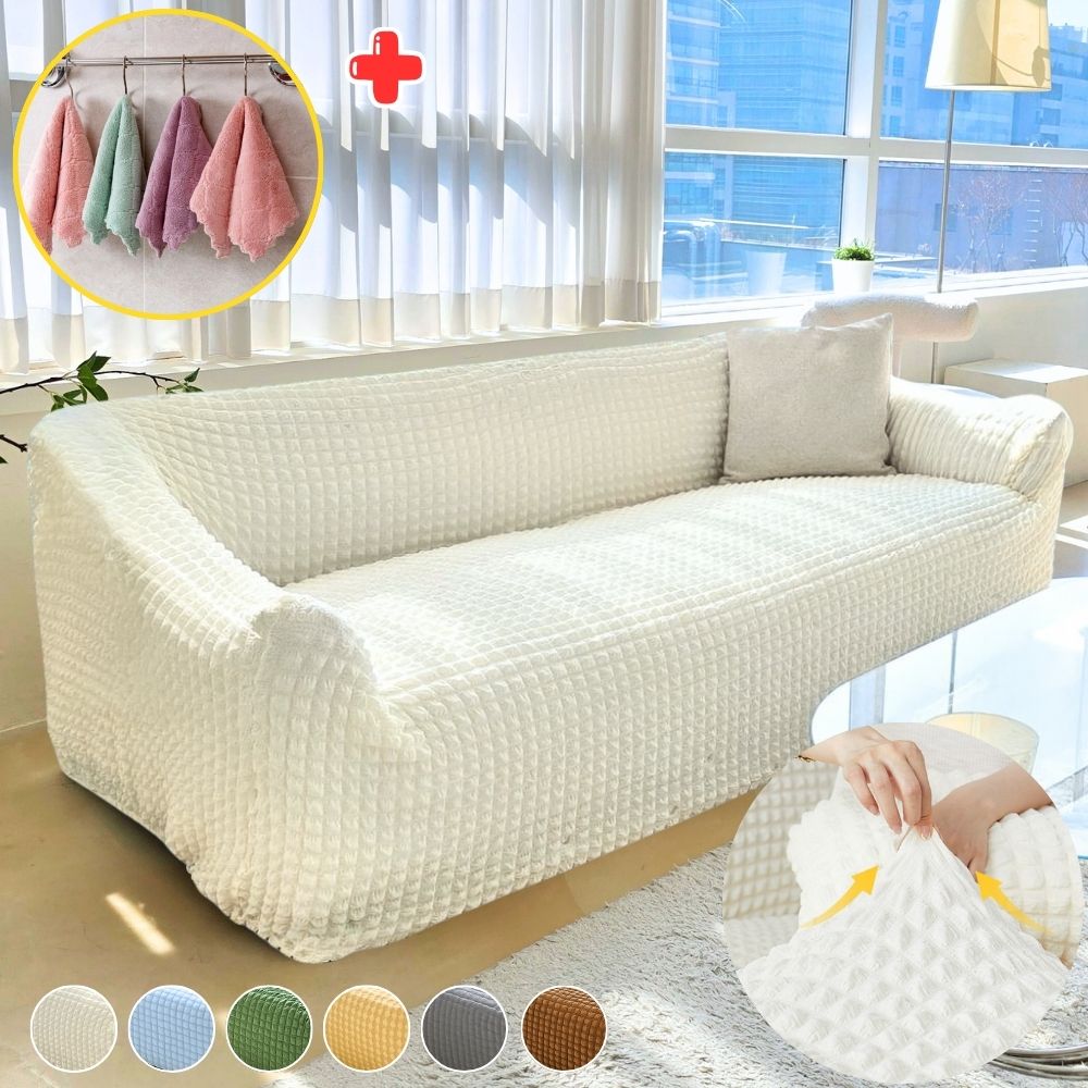 고탄력 스판 쇼파커버 사계절 5인용(XXL) 가죽 소파패드 커버링 리클라이너 카우치 덮개