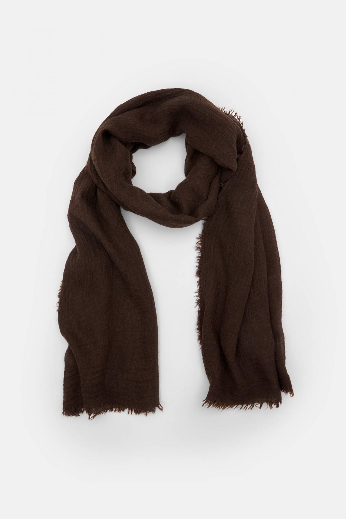 풀앤베어 쉬폰 브라운 스카프 7940/300 CHOCOLATE BROWN - 메인 이미지