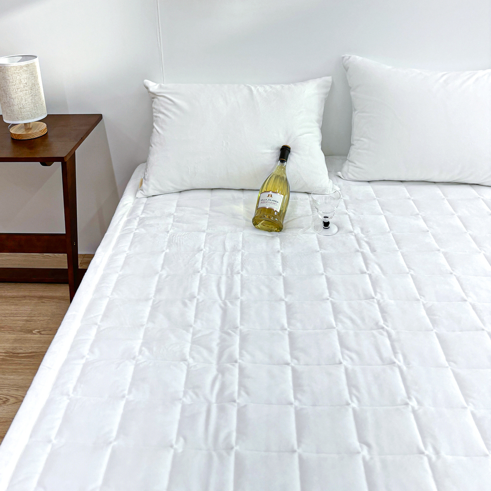 포근한 윈터테일 겨울 밍크 극세사 고정밴딩 침대패드 스노우 폭스, SS(슈퍼싱글)