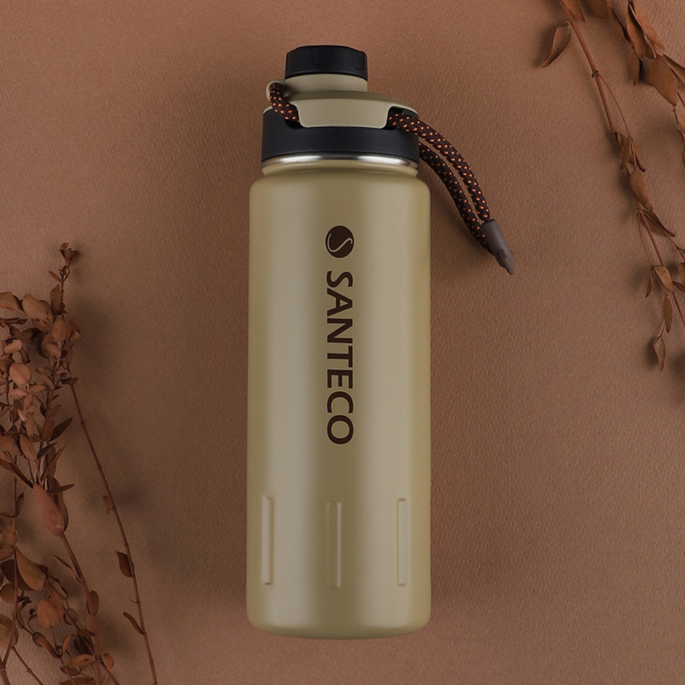 산테코 케이투 이중진공 텀블러 아웃도어 보온보냉병 500ml, 카본블랙 - 상세 이미지 5