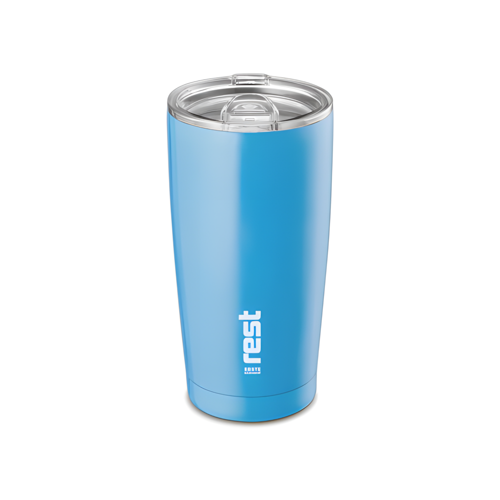 세척 편한 보온 보냉 사무실 헬스장에서 쓰기 좋은 리유저블 텀블러 600ml, 블루